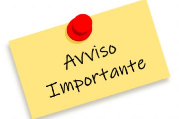 Avviso all&#39;utenza